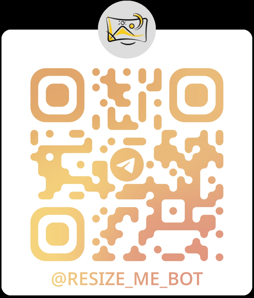 QR code for @resize_me_bot